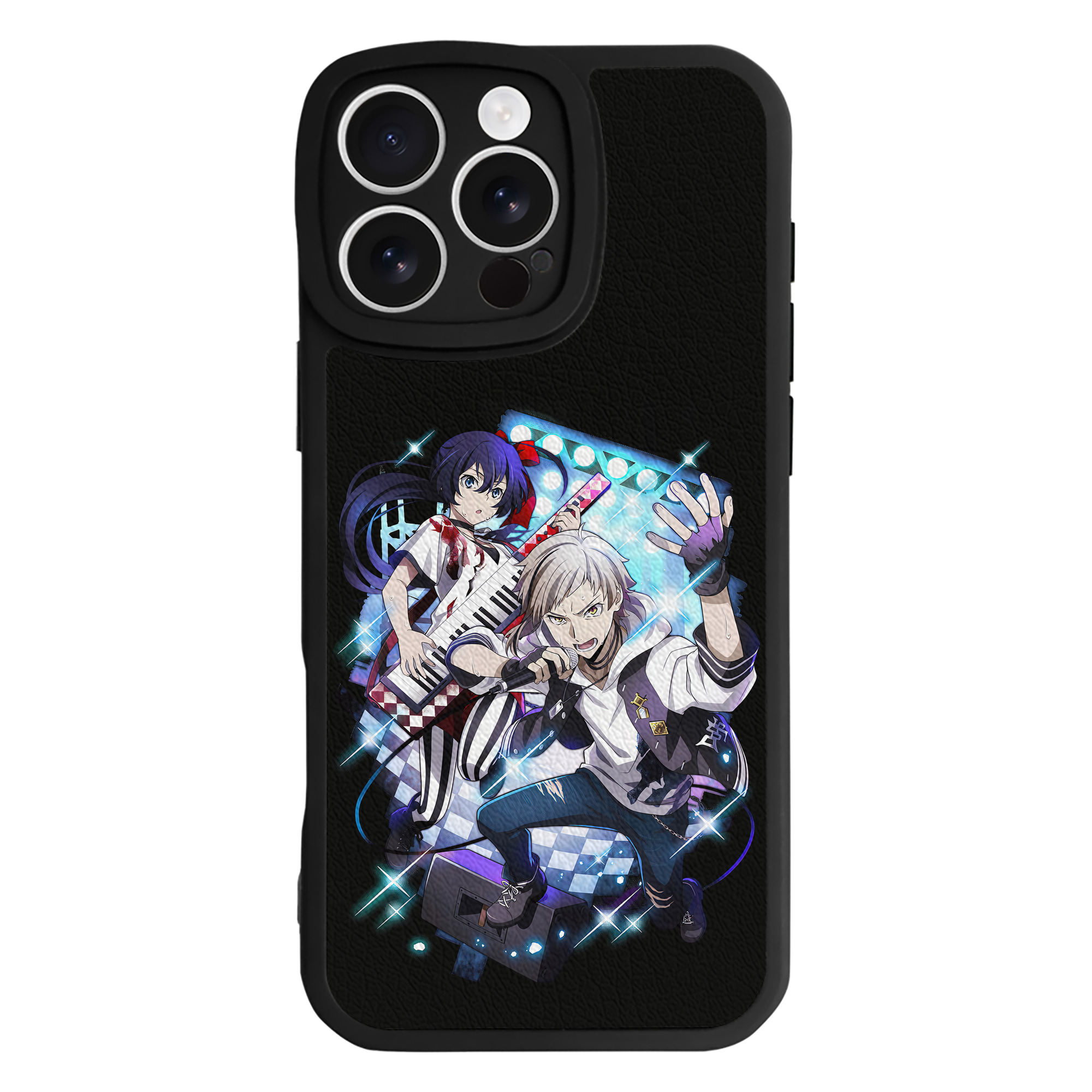 （画像用） 文豪ストレイドッグス Bungo Stray Dogs 【iPhone 16シリーズ対応】シリコンスマホケース（レザー調） 材質：シリコン